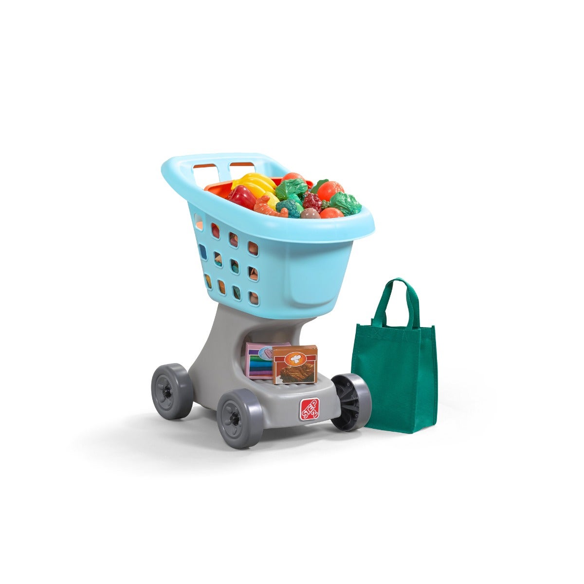 Little Helper's Cart & Shopping Set™ - Light Blue Parts from Step2