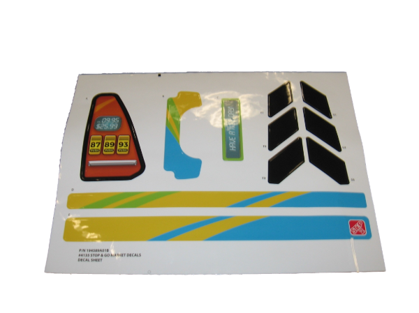 Decal Sheet Stop & Go Market (194589A01B)