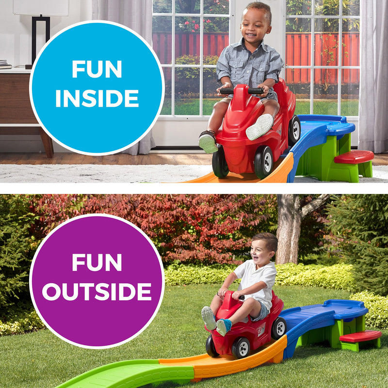 Up & Down Roller Coaster Rapid Ride & Hide fun indoors or outdoors