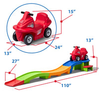 Up & Down Roller Coaster Rapid Ride & Hide dimensions