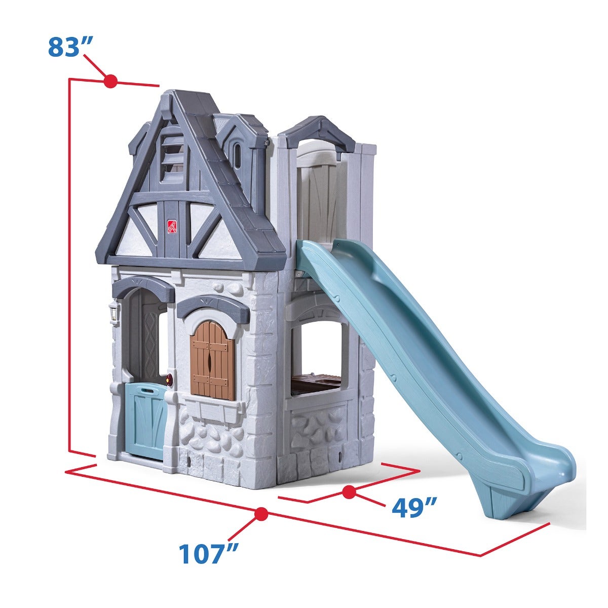 Step 2 playhouse and slide on sale