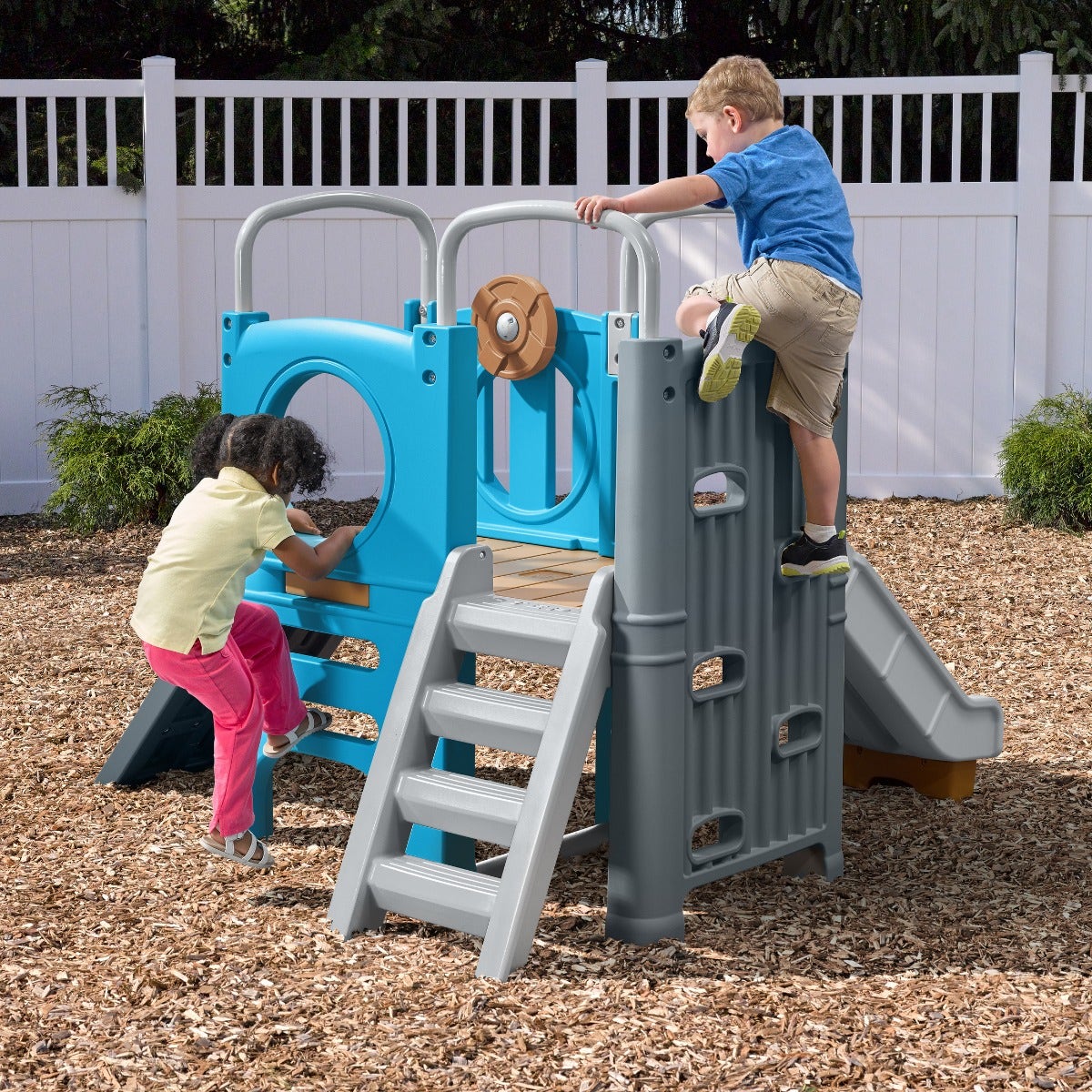 Step 2 outdoor cheap playhouse with slide