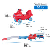 Sky Rider Up & Down Coaster Product Dimensions