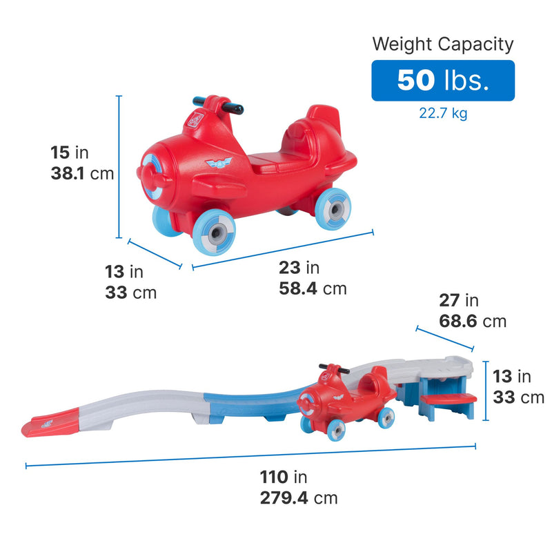 Sky Rider Up & Down Coaster Product Dimensions