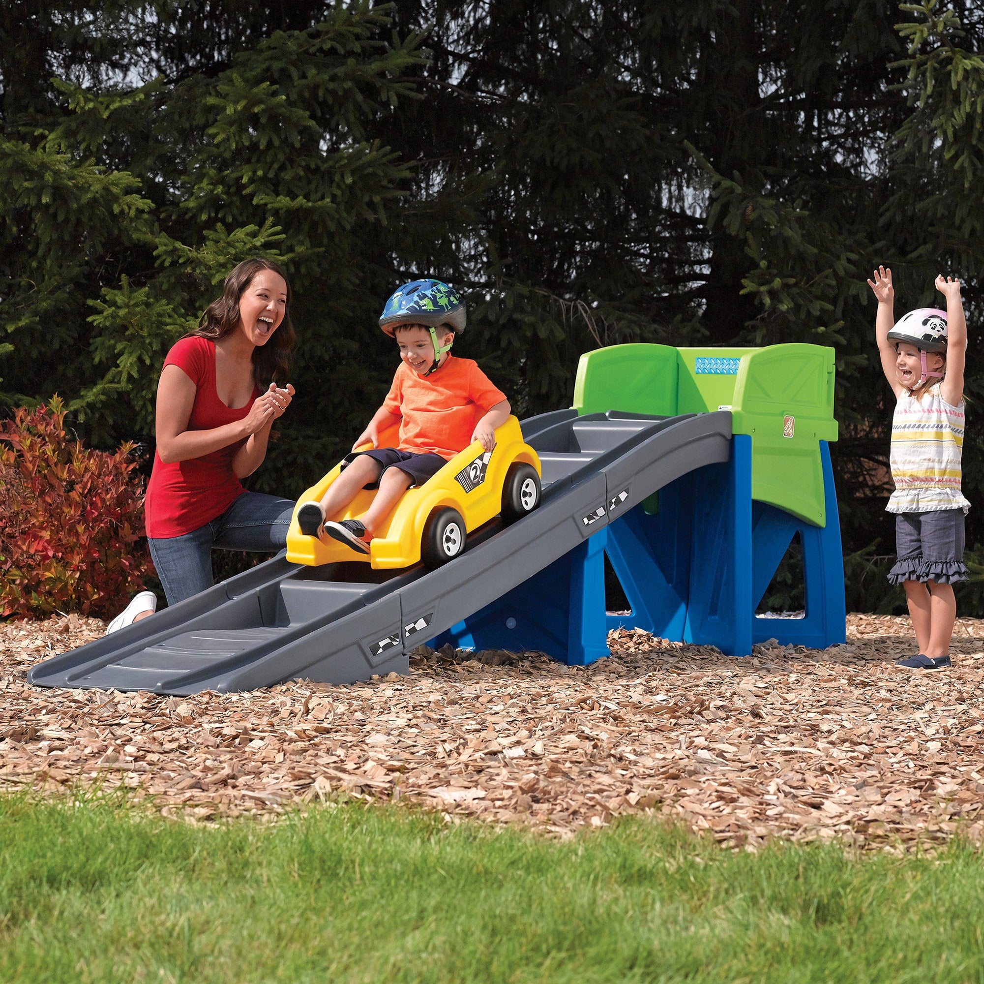 Step 2 extreme store roller coaster assembly