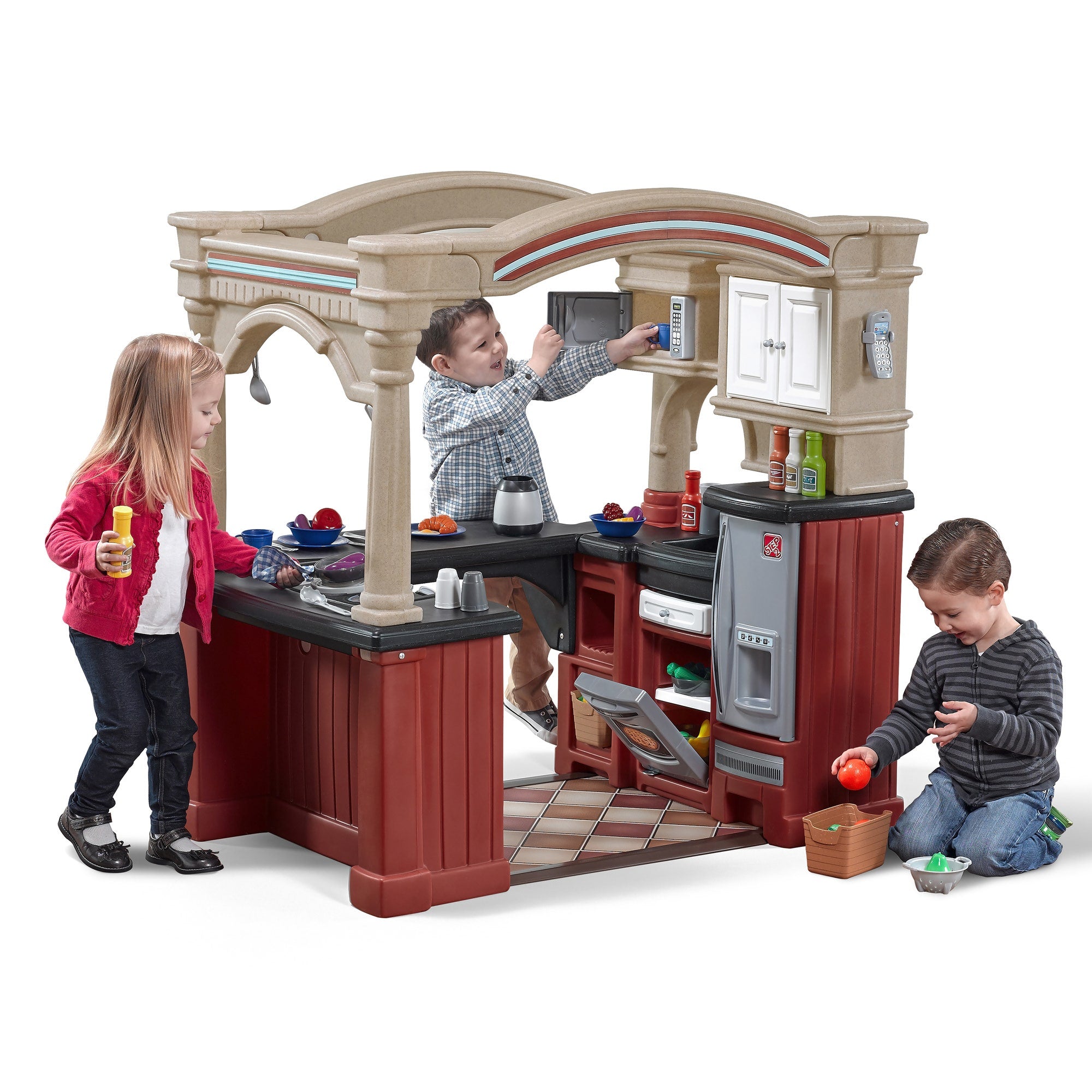 Grand Walk In Kitchen Parts From Step2   8562KR Grand Walkin Play Kitchen 001 